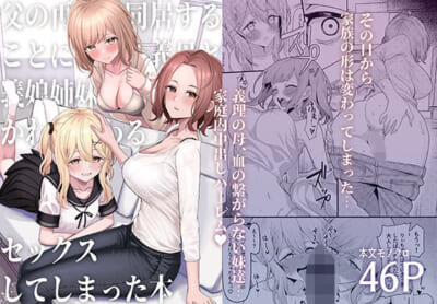 【エロ漫画】父の再婚をきっかけに義母とセックスしてしまった日から血のつながらない妹達ともセックスしてしまい自宅で中出しハーレムのプレイルームと化す!※03/17続編追加